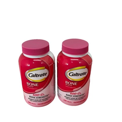 2 件装 Caltrate Bone Health 600 + D3 骨强度钙 200 克拉 (07/2026) — 第 1/4 张图片