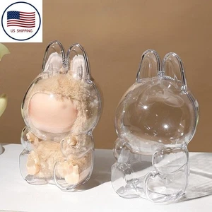 CLEAR PROTECTIVE CASE for Monster Plush Doll Cover for LABUBU Display No Doll - Picture 1 of 8