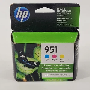 HP 951 Cyan Magenta Yellow Ink Cartridges CR314FN Sealed Exp 12/2020 - Picture 1 of 2