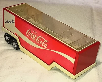 Remolque Buddy L 1980 Coca Cola Coca Cola Beverage Company camión de reparto solamente Foto 1 de 4
