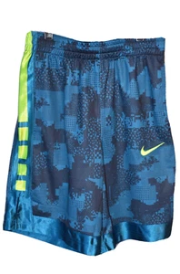 NIKE Youth Boys Basketball Shorts Multi Color Black Teal SZ L Large NWT $45 - Picture 1 of 4