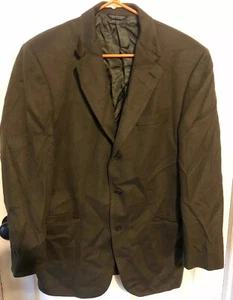 Harold Powell 100% Cashmere Green Mens Sport Coat 40R - Picture 1 of 5