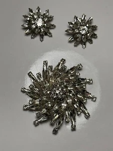 Sherman Brooch and Earing Set - Picture 1 of 8