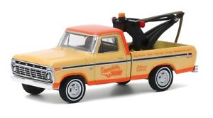 Greenlight 35160-B Blue Collar Collection 1973 Ford F100 Tow Truck 1:64 Scale