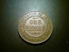 1936 Australia George V Penny Coin. Excellent Grade Ef