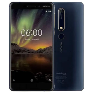 Nokia 6.1 - TA-1050 - 32 GB - Smartphone (sbloccato) blu - grado A - Foto 1 di 1
