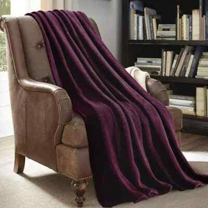 Soft & Light Throw Blanket - Flannel Fleece Throw Summer Bed Blankets 50''x60'' - Picture 1 of 7