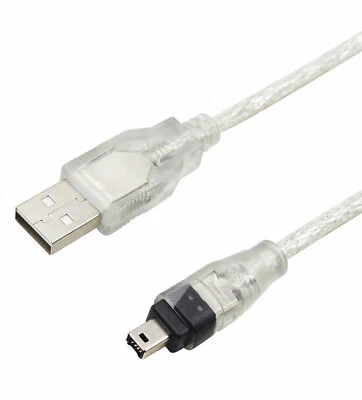 Cable de datos USB Firewire IEEE 1394 para Sony DCR-PC5 DCR-PC7 DCR-PC9 Foto 1 de 3