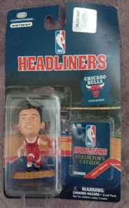 TONI KUKOC Chicago Bulls Headliners Vintage 1997 Corinthian - Picture 1 of 2