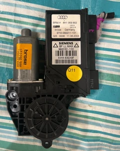 2003 04 AUDI A4 RIGHT FRONT POWER WINDOW MOTOR PASSENGER 8H1 959 802D OEM B63 - Bild 1 von 7
