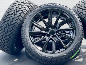 NEW 22" Wheels Tires Rims Infiniti QX56 QX80 Nissan Armada Titan Dodge Ram 6 lug - Picture 1 of 3