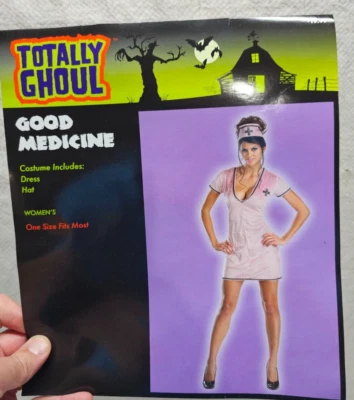 Totally Ghoul Good Medicine Sexy Nurse Halloween Costume 1 Size Fits Most Dress - Image 1 of 4