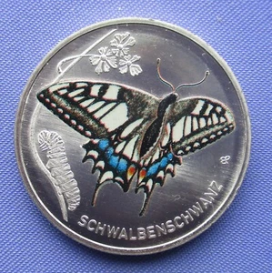 Deutschland 2023  5,00  Euro  Sondermünze Schmetterlinge G prägefrisch - Bild 1 von 2