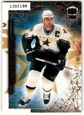1999-00 Pacific Dynagon Ice Gold Derian Hatcher /199 #64 Dallas Stars