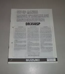 Instrucciones de Montaje / Kit Up Manual Suzuki Dr 350 S Stand 08/1992 - Imagen 1 de 1