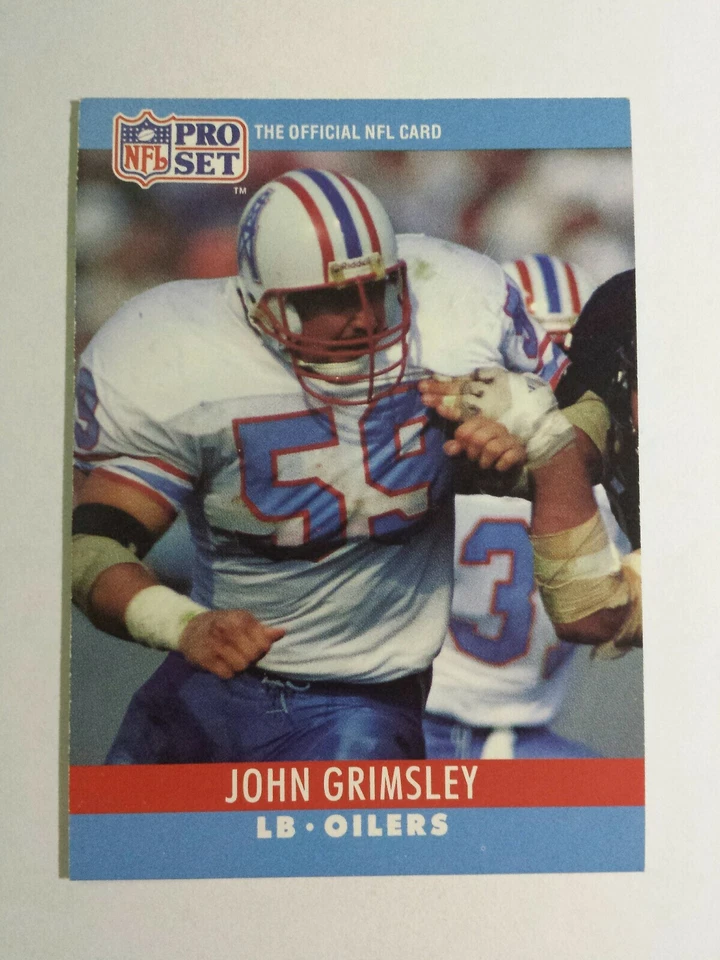 JOHN GRIMSLEY 1990 PRO SET FOOTBALL CARD # 120 C7427 - Image 1 of 1