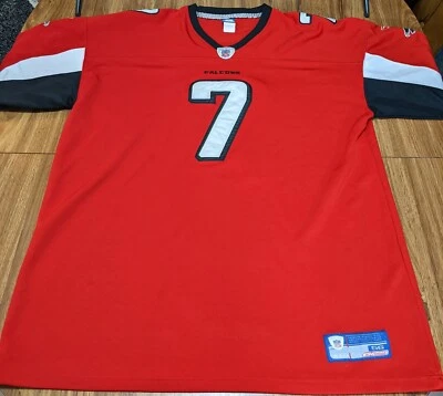 Camiseta deportiva cosida Michael Vick Atlanta Falcons Reebok Equipment On Field #7 para hombre talla 56 Foto 1 de 4