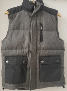 Armani Exchange Wool Blend Down Vest Jacket (size small) - Picture 1 of 5