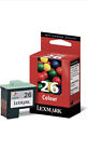 Genuine Lexmark Ink Cartridge - 26 Colour 10N0026e / X1100 X1110 X1130 X1140 New