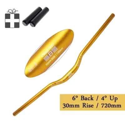 Manillar de bicicleta de montaña 31,8 mm 25,4 mm barra elevadora de bicicleta 620-780 mm piezas de ciclismo Foto 1 de 4