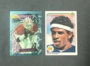 *1995 Topps Finest #100 Deion Sanders w/protector ++++ - Picture 1 of 2
