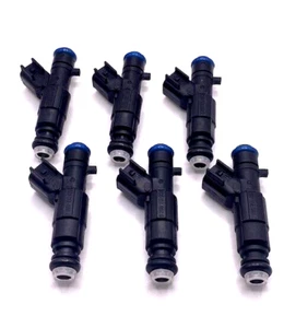 Bosch Upgrade Fuel Injector Set NEW X 6 fits 4.0L 6cyl Jeep 1999-2006 - Bild 1 von 4