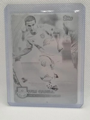 Tim Cahill Australia Socceroos Everton New York Topps 2014 Printer's Plate  1/1! - Image 1 of 2