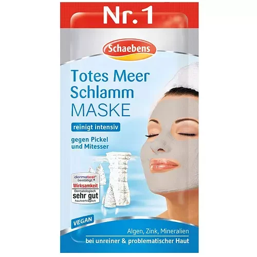 Schaebens Dead Sea Mud Mask, 10 x 15ml, Germany's most sold Mask - Image 1 of 3