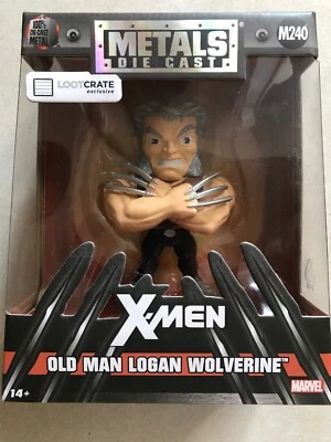 Metal Die Cast OLD MAN LOGAN WOLVERINE 4" Marvel X-Men Lootcrate Exclusivo Foto 1 de 4