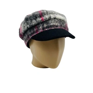 KARL LAGERFELD Women's Multicolored Grey Alpaca Lamb Wool Blend Hat One Size - Picture 1 of 10