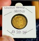 Magnus Maximus Gold Solidus, Trier (AD 383-388)