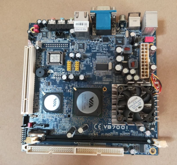 VB7001  VB7001AG mini-ITX  16000AG DDR2 VIA Motherboard - Image 1 of 3