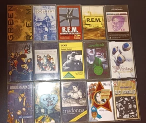 15 x Cassette Tapes REM INXS Pixies Prince Lemonheads Madonna Velvet Underground - Picture 1 of 8