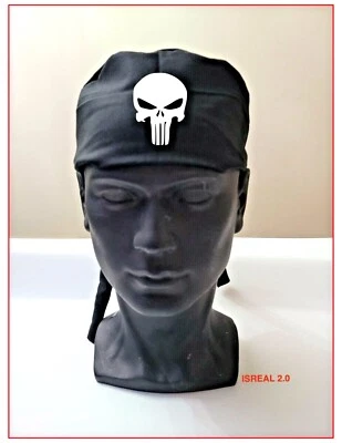 Mens surgical caps, scrub cap, scrub hat, surgical cap black SKULL, ARMY, USA. - Image 1 of 4