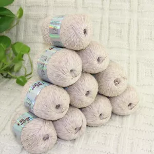 Sale 10BallsX50g Warm Pure Cashmere Yarn Hand Crocheted Blankets Knit Wool 35 - Picture 1 of 12