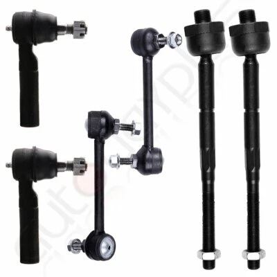 Kit de extremo de barra estabilizadora interior exterior de 6 piezas para Chevrolet Colorado 2004-2005 Foto 1 de 4