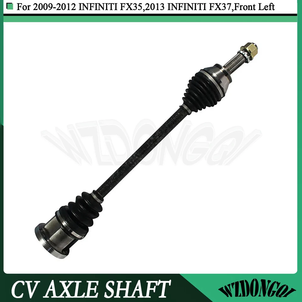 Conjunto de junta de eje delantero izquierdo LH CV para Infiniti FX35 2013 FX37 2009-2012 AWD Foto 1 de 4