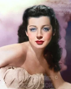GAIL RUSSELL PORTRAIT #5 BEAUTIFUL COLOR PHOTO BY CHIP SPRINGER - Picture 1 of 1