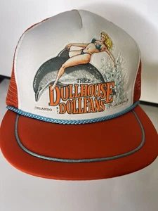 Vintage 1980er Thee Puppenhaus Puppenfans Streifen Club Hut Ft Lauderdale Orlando FL - Bild 1 von 8