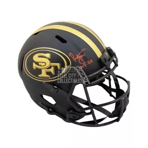 Ronnie Lott HOF 00 Autographed 49ers Eclipse Full-Size Football Helmet - BAS COA - Picture 1 of 1