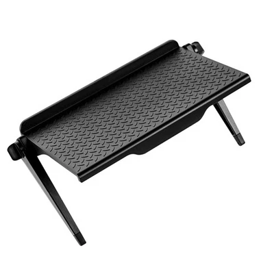 Plastic Computer Screen Shelf Black Monitor Elevated Stand TV Shelf - Image 1 of 4