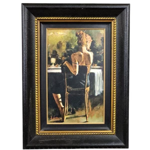 Fabian Perez Cynzia At Las Brujas II 10" x 16,5" Giclée auf Leinwand 7/150 mit Echtheitszertifikat - Bild 1 von 5