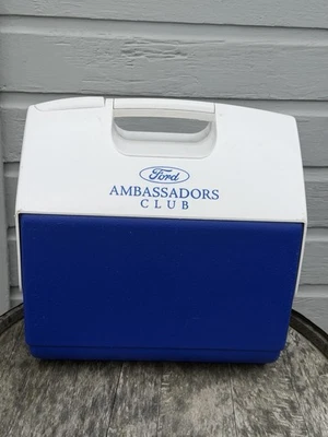 Ford Motor Company Ambassadors Club 16 cuartos Igloo Playmate Cooler Coleccionable Foto 1 de 4
