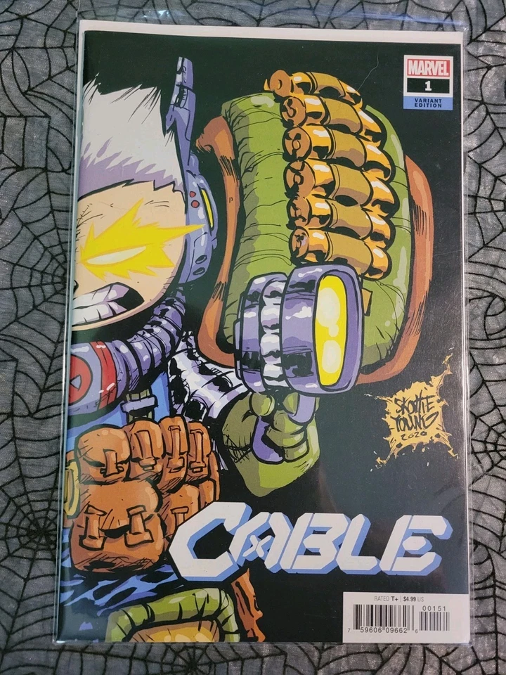 CABLE #1 Skottie Young VARIANT Cover 2020 High Grade NM - Image 1 of 1