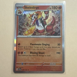 Skeledirge 038/198 Sv01: Conjunto Base Escarlata y Violeta Holo - Imagen 1 de 3