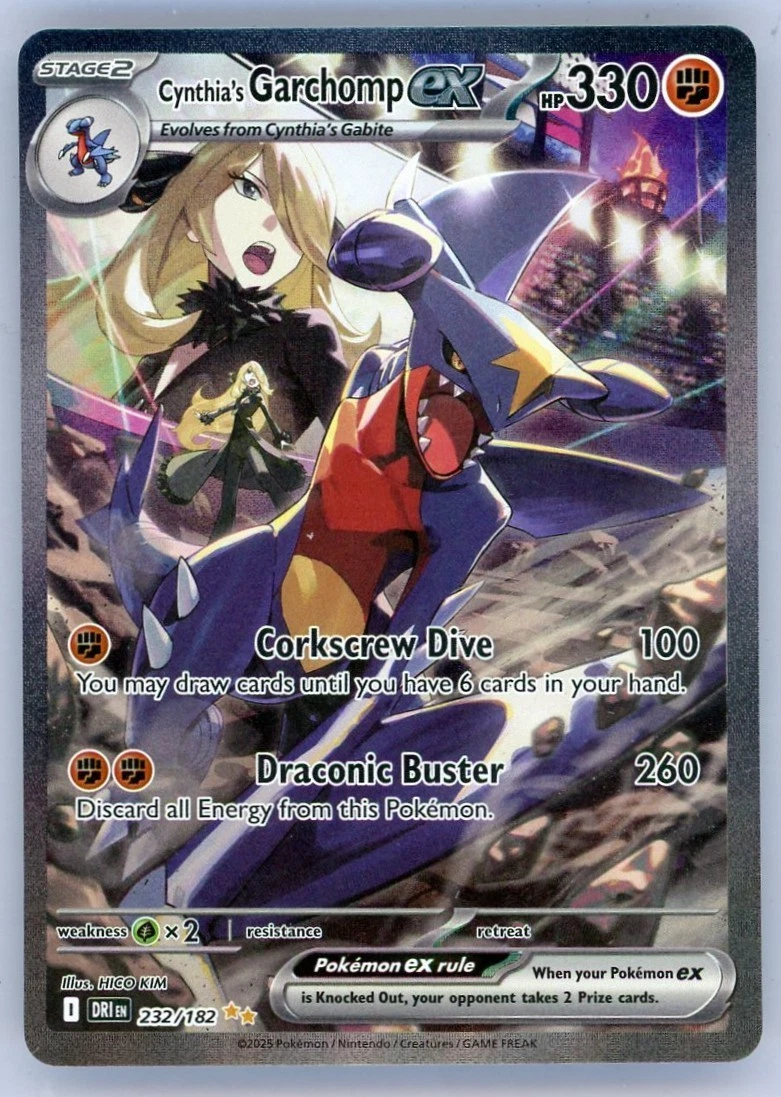 Cynthia's Garchomp Ex 232/182 Sv10: Destined Rivals for sale | eBay