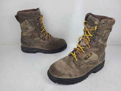Rocky Gore-Tex Men's 9M Camo Brown Leather Boots - Photo 1/4