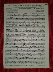 The Darktown Strutters' Ball - Shelton Brooks Noten (Posaune). Ref00069 - Bild 1 von 2