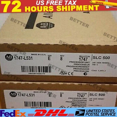 NEW AB 1747-L531 SLC 500 5/03 CPU Processor Unit Controller US Free Tax - Image 1 of 4