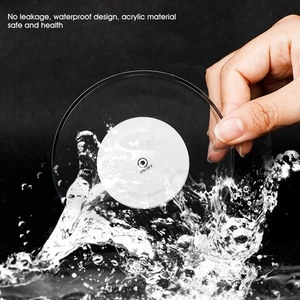 LED Cup Coasters Bar Party Drink Holder Mat Luminous Cocktail Lights Coaster - Picture 1 of 11